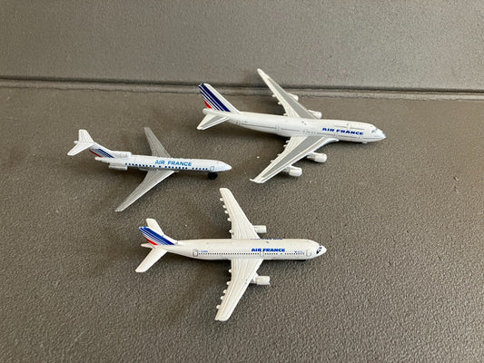 Avion miniature Lot de 3 Avions de Ligne Air France
