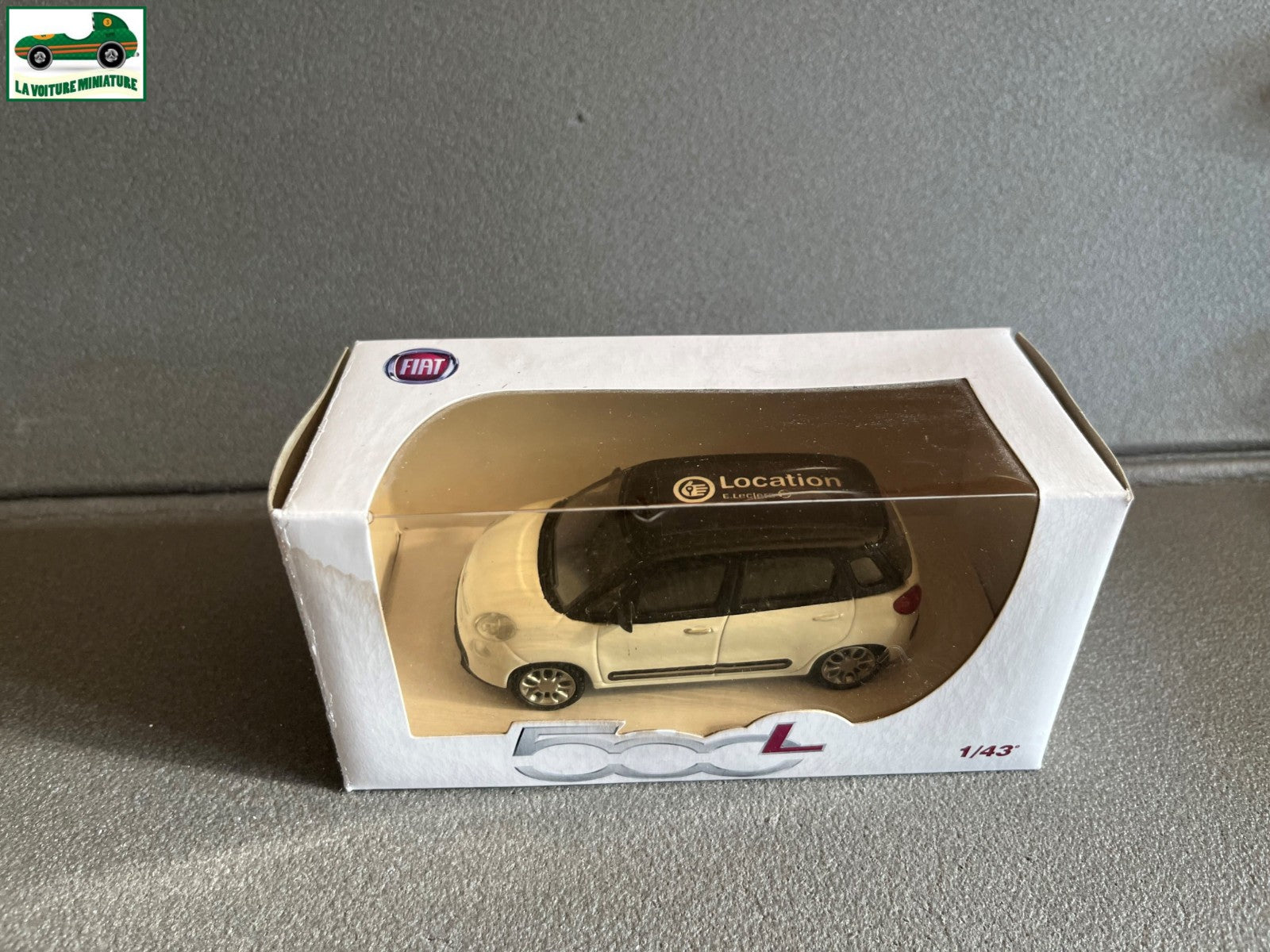 Voiture Miniature Fiat 500 L Location E Leclerc Mondo Motors au 1/43
