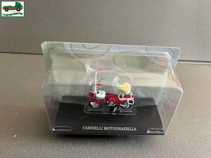 Moto Cyclomoteur miniature Carnielli Motograziella Leo Models 1/18