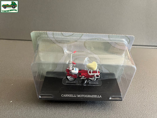 Moto Cyclomoteur miniature Carnielli Motograziella Leo Models 1/18