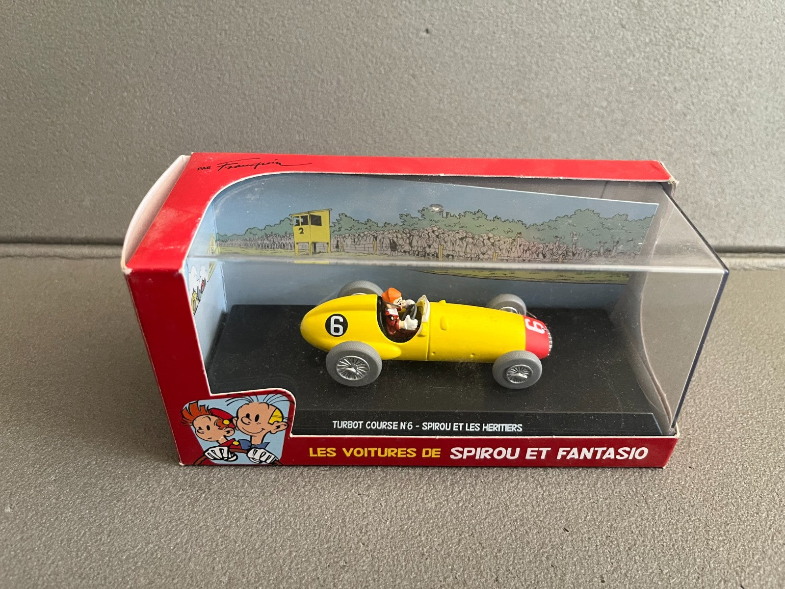 Voiture Miniature Turbot Course N°6 Spirou et les héritiers 1/43