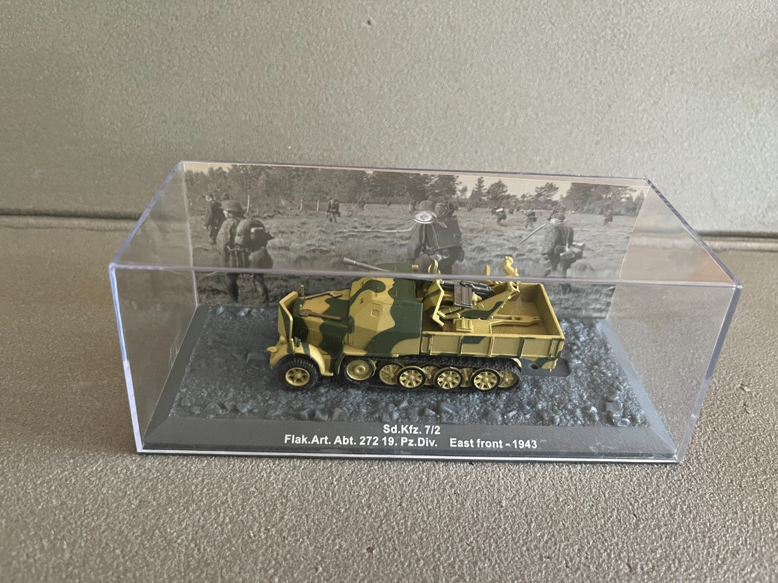 Miniature Militaire Char Tank Blindé Sd.Kfz. 7/2 Flak Art Abt 72 Altaya 1/72