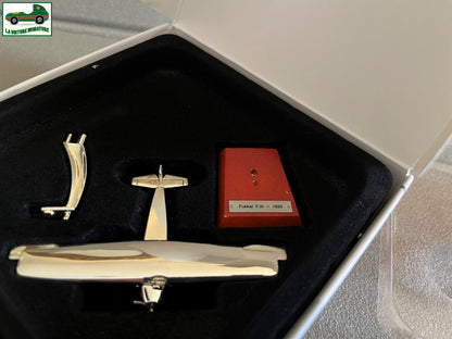 Avion miniature chrome Fokker F.III Atlas Silver Classics au 1/200