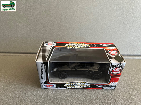 Voiture miniature Porsche 911 cabriolet black Motor Max 1/43