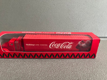 Voiture miniature Camion Semi Christmas Truck Coca Cola Echelle Type Majorette