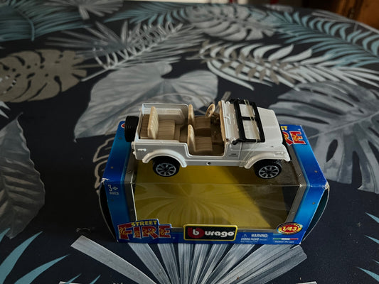 Voiture Miniature Jeep Wrangler Burago au 1/43