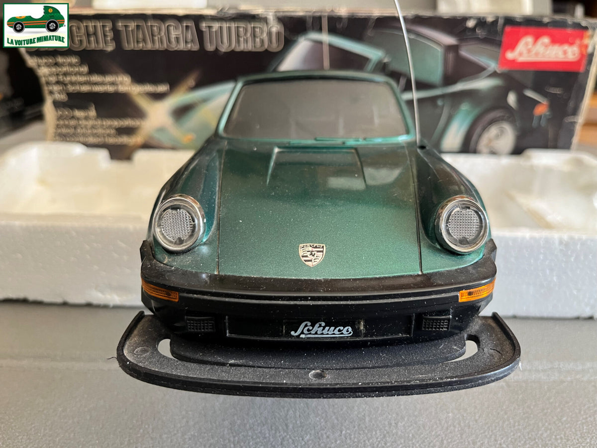 Ancienne Voiture Radiocommandée RC Porsche Targa Turbo Schuco incomplète