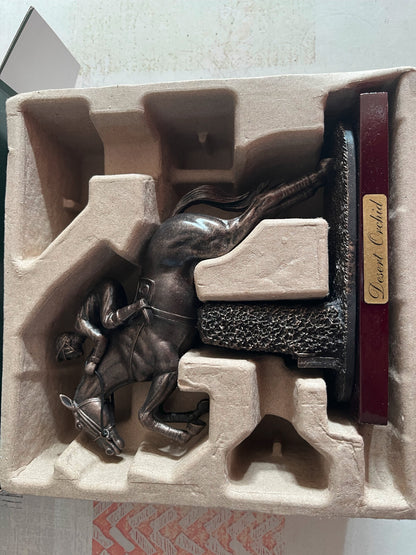 Statue Collection Cheval Course Desert Orchid Résine Editions Atlas 1/12