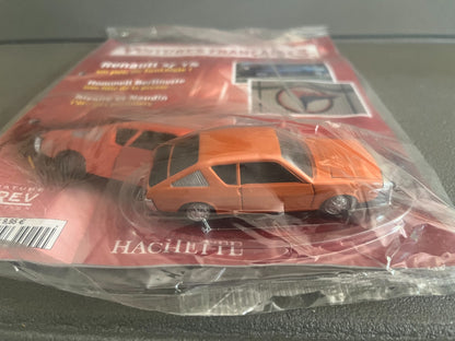 Voiture miniature Renault 17 TS Norev Hachette + Fascicule au 1/43