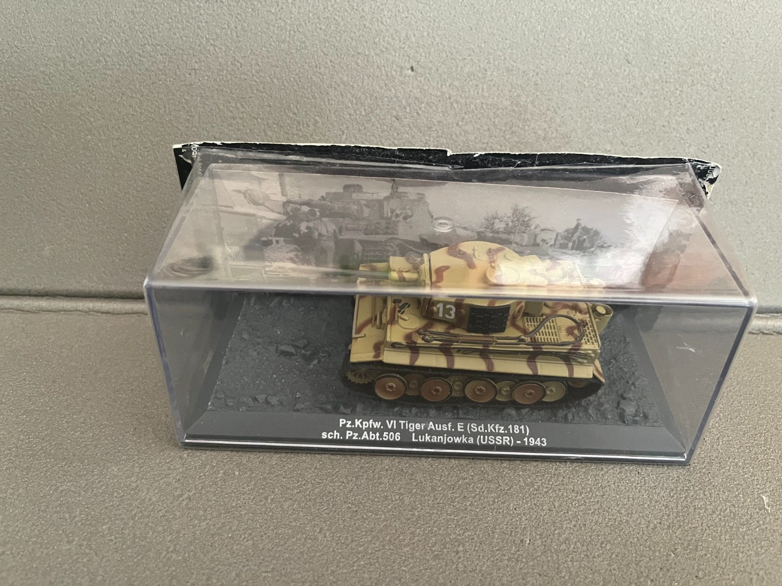 Miniature Militaire Char Tank Blindé Pz.Kpfw. VI Tiger Ausf. E 181 Altaya 1/72