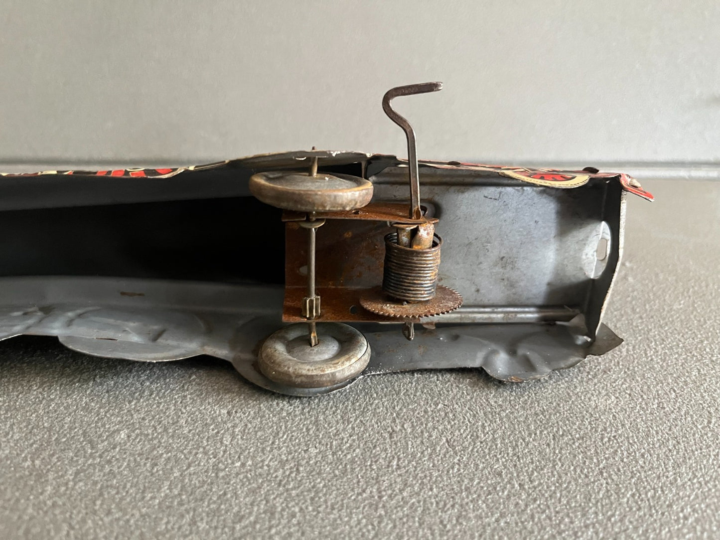 Jouet Ancien Mécanisme Miniature Train Locomotive SNCF Memo 602 France Incomplet