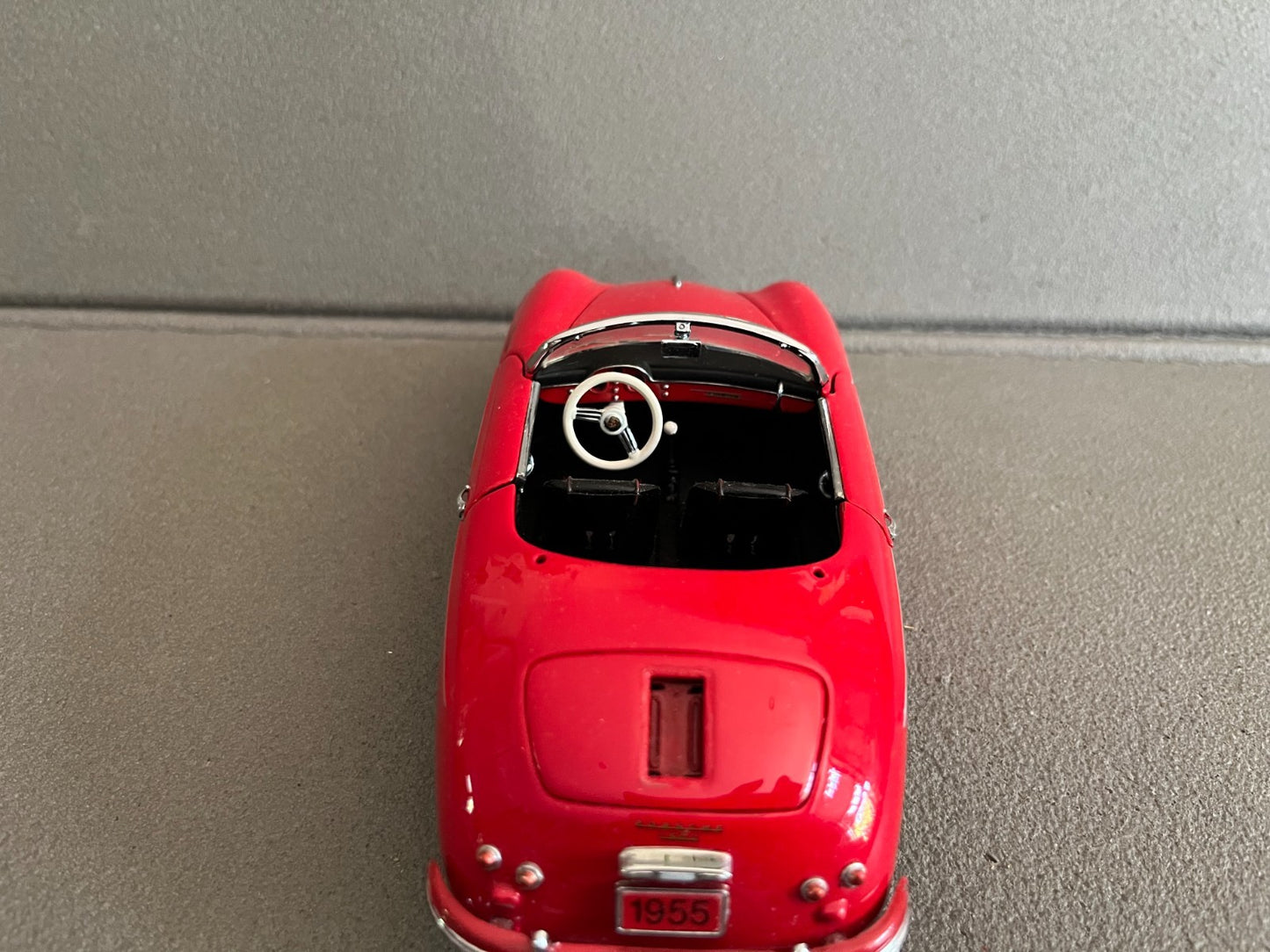 Ancienne Miniature Voiture 1955 Porsche 356 Speedster Franklin Mint 1/24 Défauts
