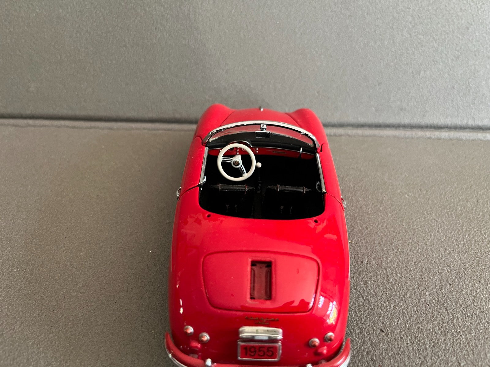 Ancienne Miniature Voiture 1955 Porsche 356 Speedster Franklin Mint 1/24 Défauts
