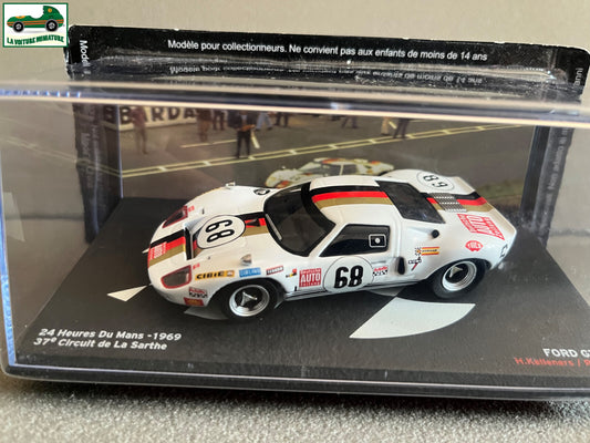Voiture Miniature Ford GT 40 24 Heures du Mans 1969 au 1/43