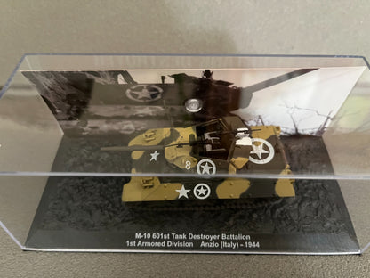 Miniature Militaire Char Tank Blindé M-10 601St Tank Destroyer Altaya 1/72