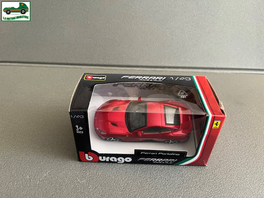 Voiture miniature Collection Ferrari Portofino Burago 1/43