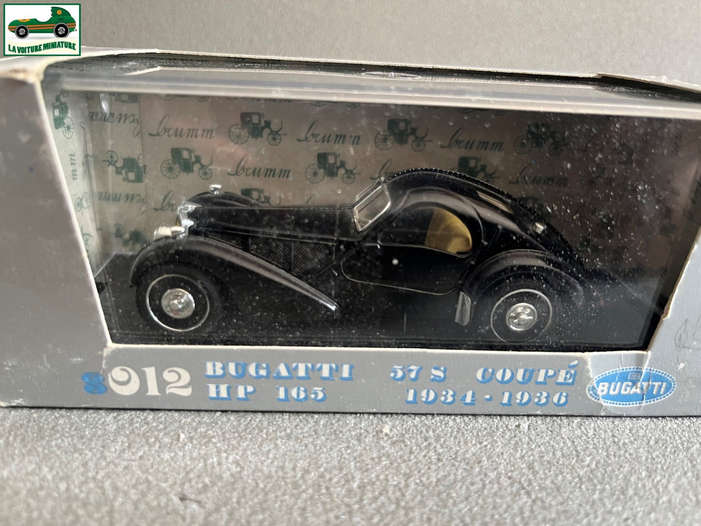 Voiture Miniature Bugatti 57 S Coupé Brumm Italy au 1/43