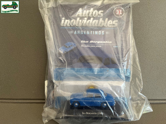 Voiture Miniature Ika Bergantin 1960 Autos Inolvidables Argentinos 1/43