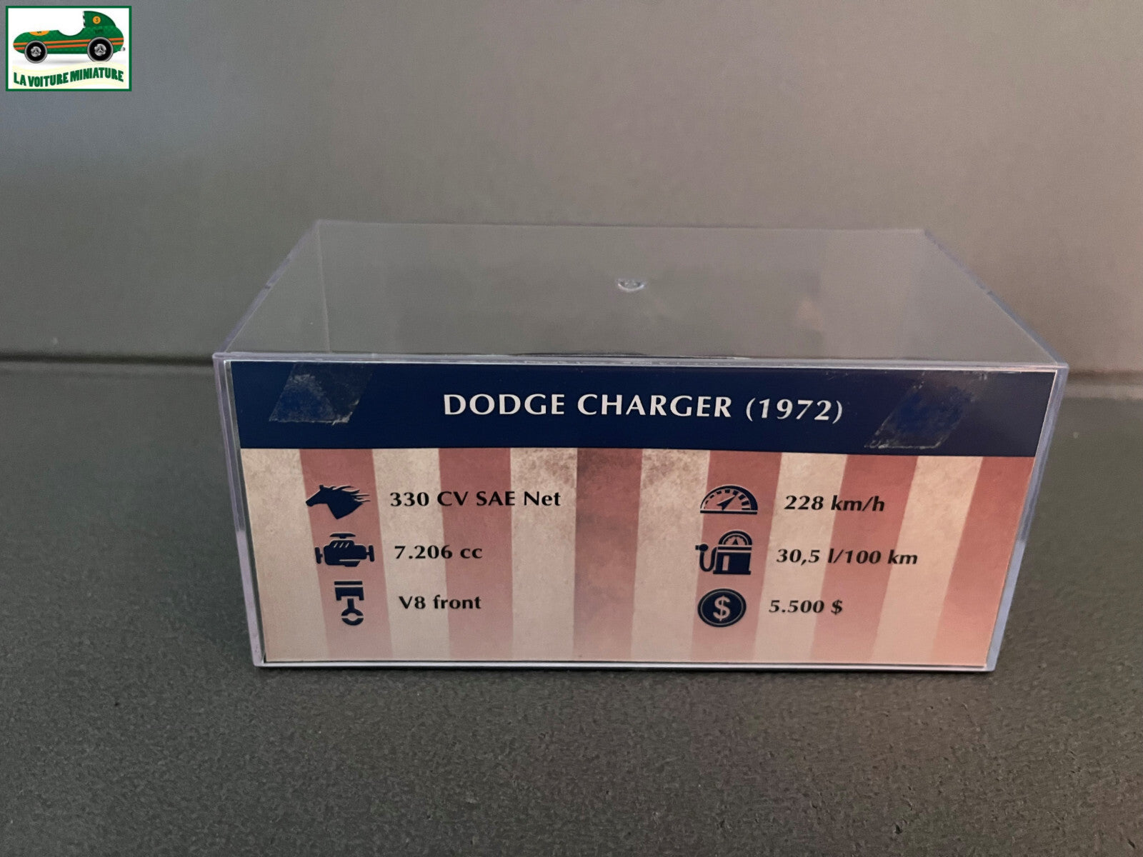Voiture Miniature American Cars Dodge Charger 1972 Altaya 1/43