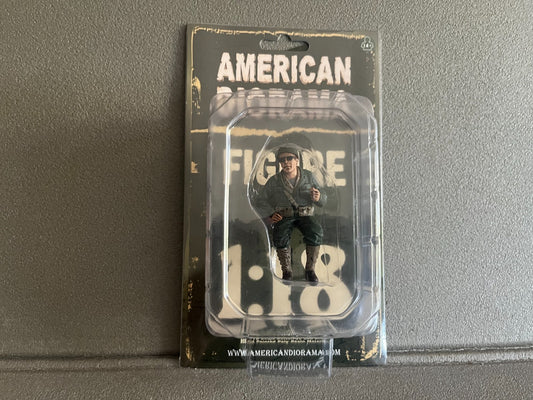 Figurine de Collection Militaire American Diorama WWII USA Soldat 1/18
