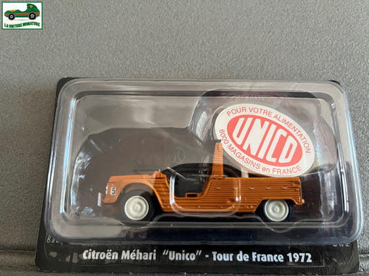 Voiture Miniature Citroen Méhari Unico Tour de France 1972 Vélo Norev 1/43
