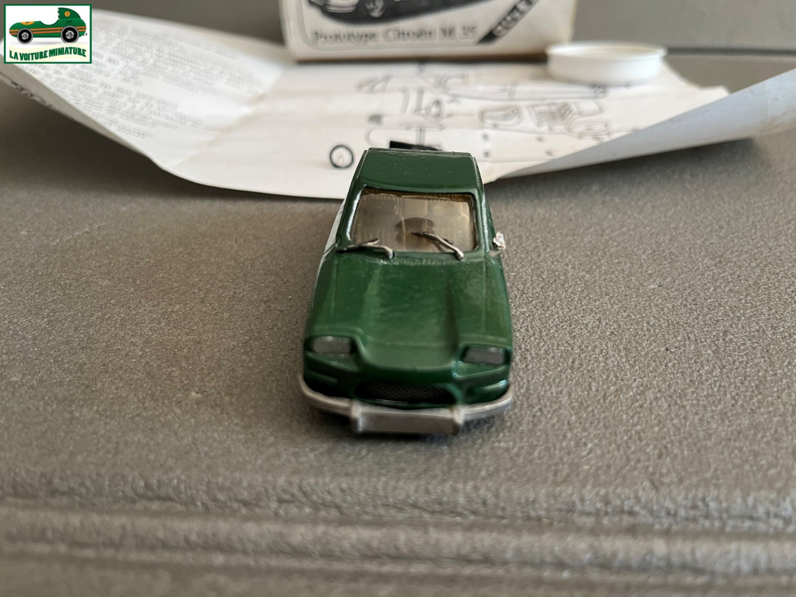 Voiture Miniature Kit Métal Ancien Prototype Citroen M35 Quiralu au 1/43