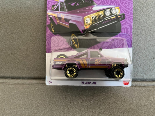 Voiture miniature Hot Wheels 73 Jeep J10 Mattel