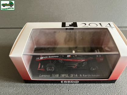 Voiture Miniature Lenovo Team Impul SF14 Formula 2014 F1 Ebbro au 1/43