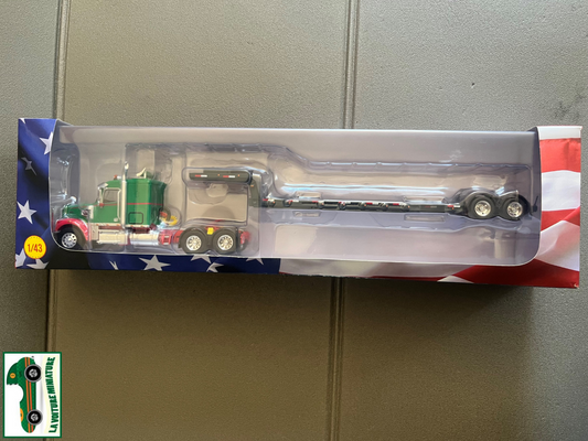 Miniature Camion Semi Remorque Freightliner Coronado Porte Voiture Engin 1/43
