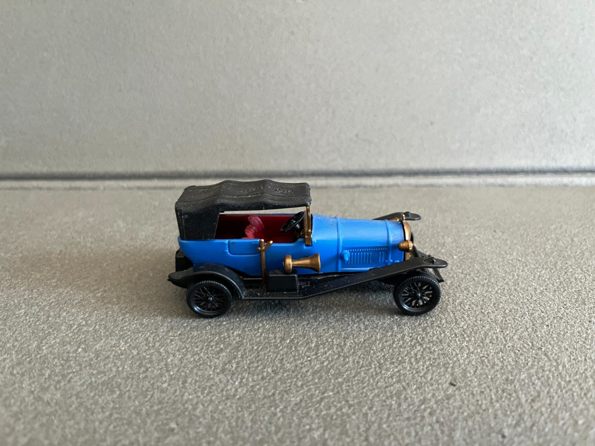 Voiture Miniature Ancien Plastique Bentley Le Mans 1927 Huilor Clé