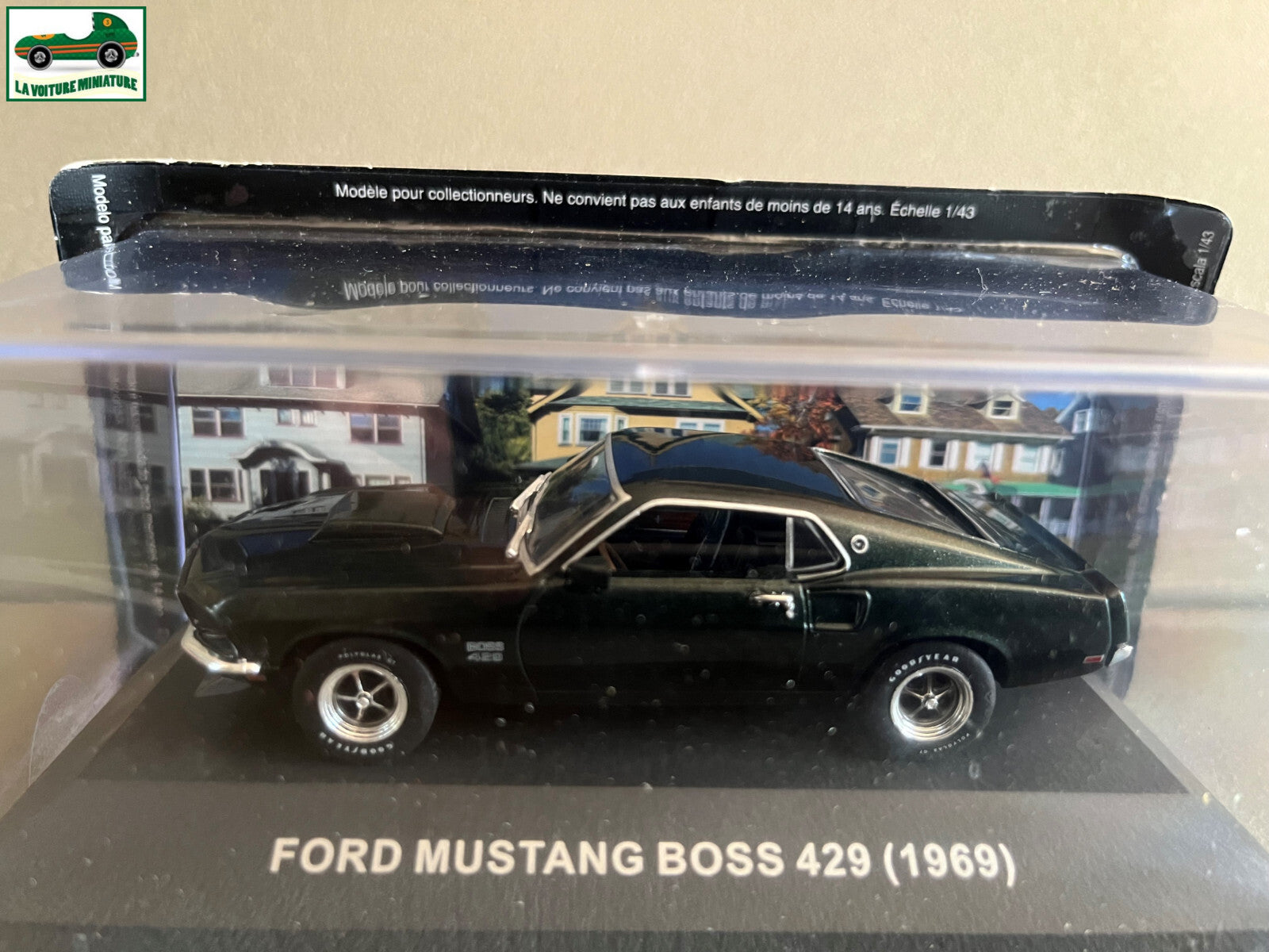 Voiture Miniature Ford Mustang Boss 429 1969 Altaya au 1/43