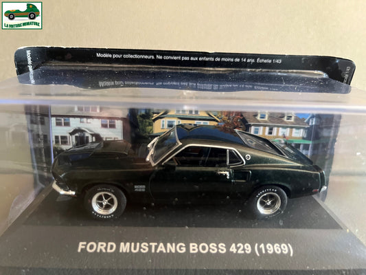 Voiture Miniature Ford Mustang Boss 429 1969 Altaya au 1/43