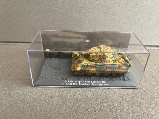 Miniature Militaire Char Tank Blindé Pz.Kpfw. VI Tiger II Porsche Altaya 1/72