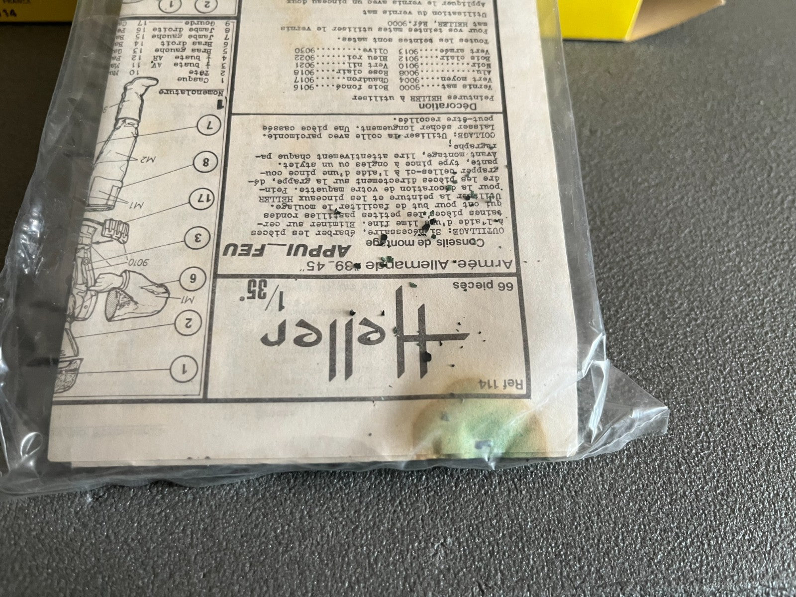 Maquette Militaire Figurine Soldat Heller Appui Feu Groupe Combat Allemagne 1/35