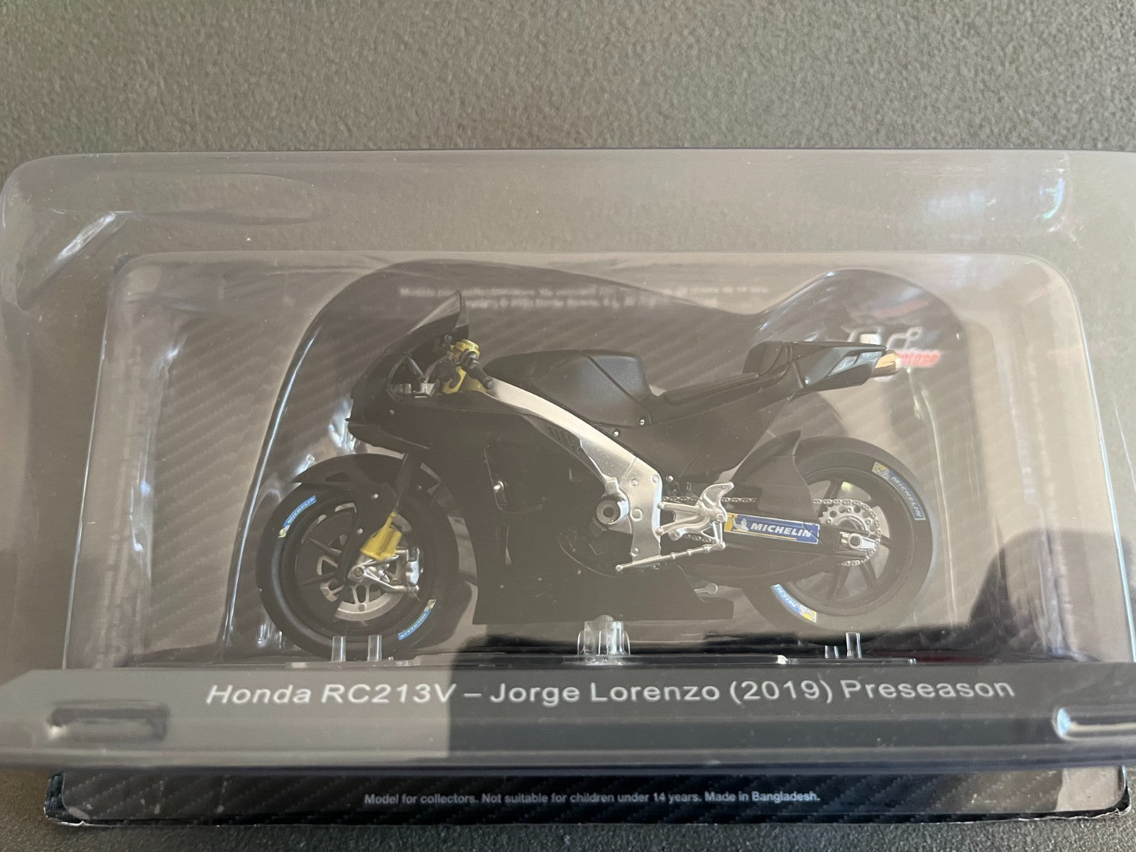 Moto GP miniature Honda RC213V Jorge Lorenzo 2019 Preseason Altaya 1/18
