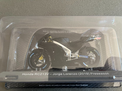 Moto GP miniature Honda RC213V Jorge Lorenzo 2019 Preseason Altaya 1/18
