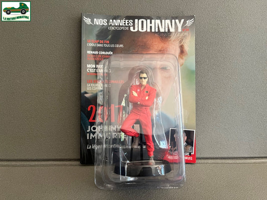 Figurine de Collection Johnny Hallyday + Livret N°54