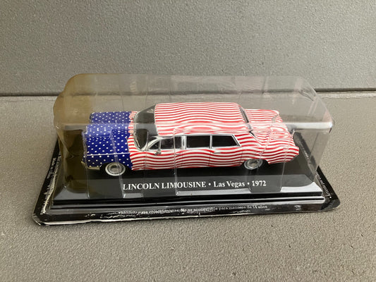 Voiture Miniature Lincoln Limousine Las Vegas 1972 Taxi du Monde Altaya au 1/43