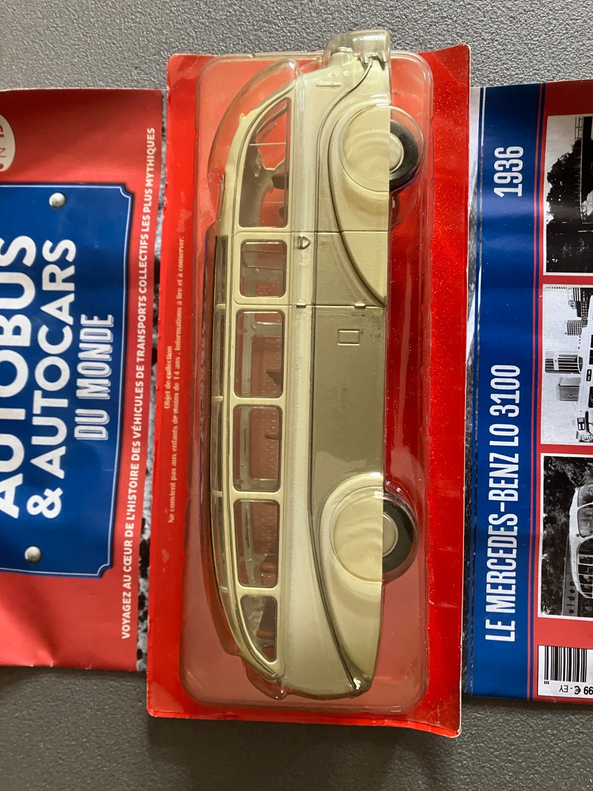 Voiture miniature Mercedes Benz L0 3100 1936 LO 1/43 Autobus Autocars du Monde