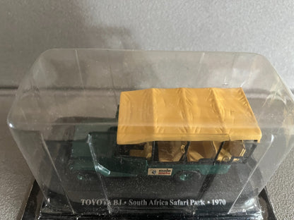 Voiture Miniature Toyota BJ Africa Safari Park 1970 Taxi Du Monde au 1/43 Altaya