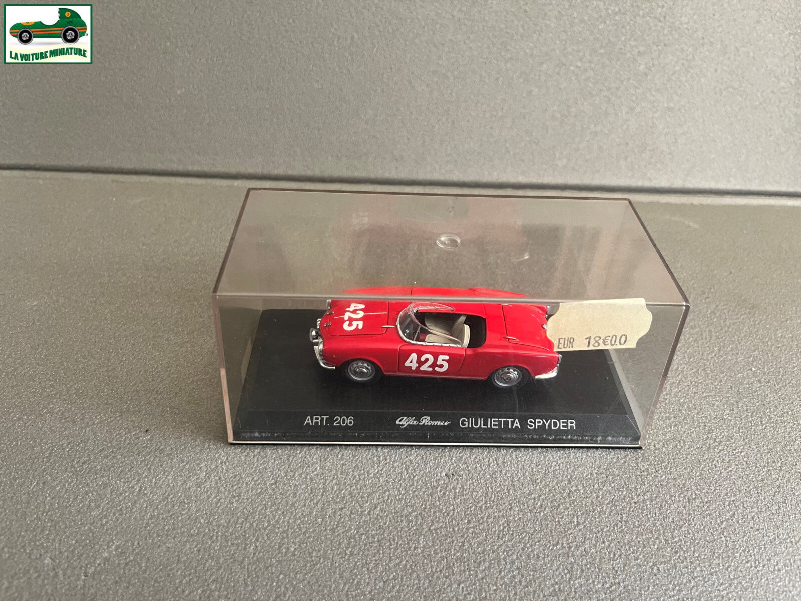 Voiture miniature Alfa Romeo Giulietta Spyder Detail Cars 206 au 1/43