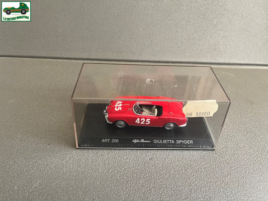 Voiture miniature Alfa Romeo Giulietta Spyder Detail Cars 206 au 1/43