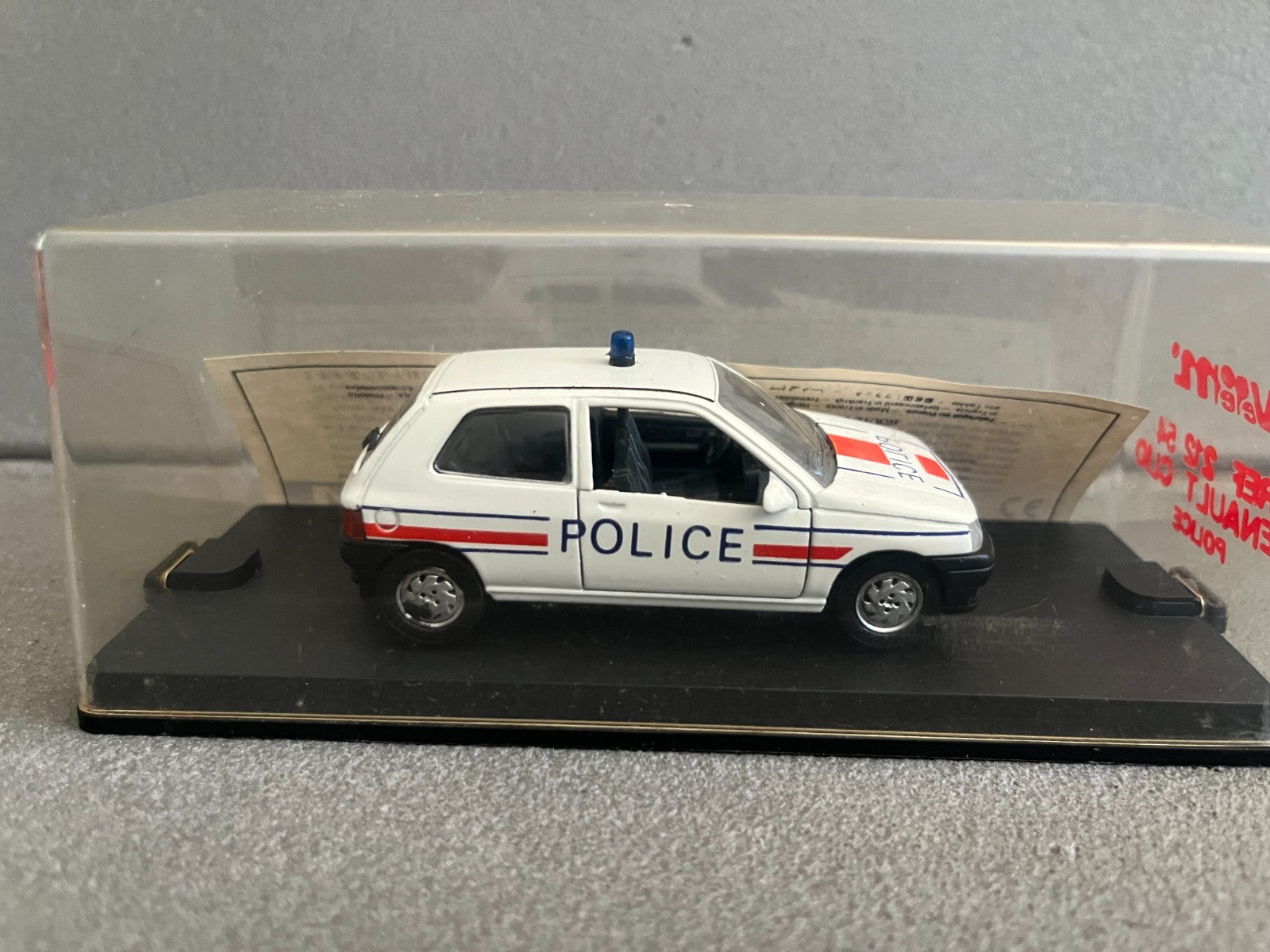 Voiture Miniature Renault Clio Police  REF 212 Verem France 1/43