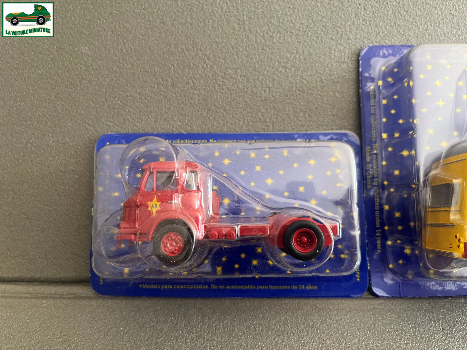 Voiture Miniature Tracteur Saviem Remorque Podium Cirque Pinder Altaya 1/64