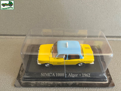 Voiture Miniature Simca 1000 Alger 1962 Taxi Du Monde au 1/43 Altaya