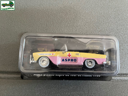 Voiture Miniature Simca Océane Aspro 1958 Tour de France Vélo Norev 1/43