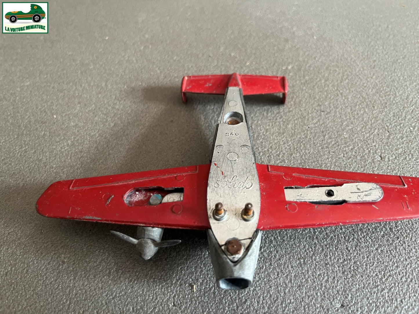 Ancienne Miniature Avion Airplane Solido Demontable Epave
