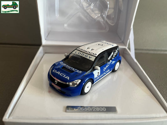 Voiture Miniature Dacia Lodgy Trophee Andros Alain Prost Eligor 1/43