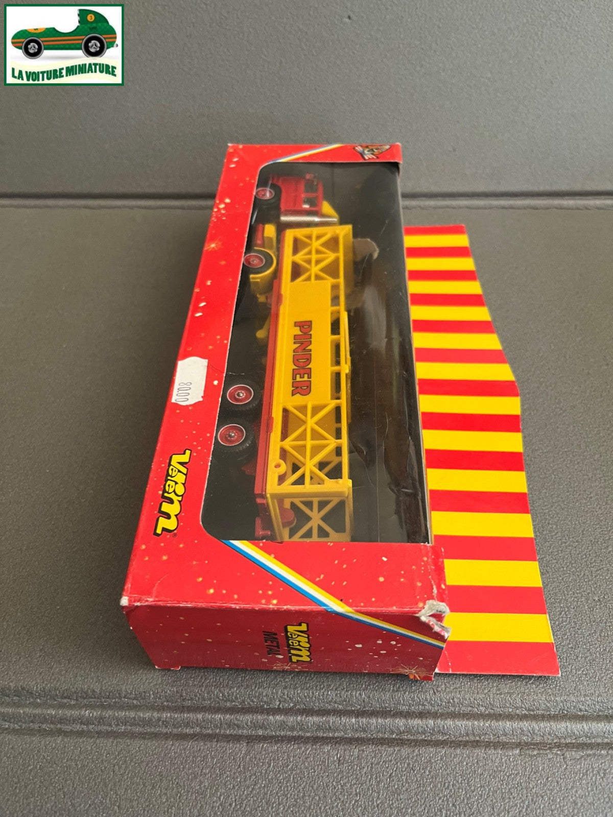 Voiture Miniature Semi Remorque Renault Transport Cage Pinder Verem 812 1/50