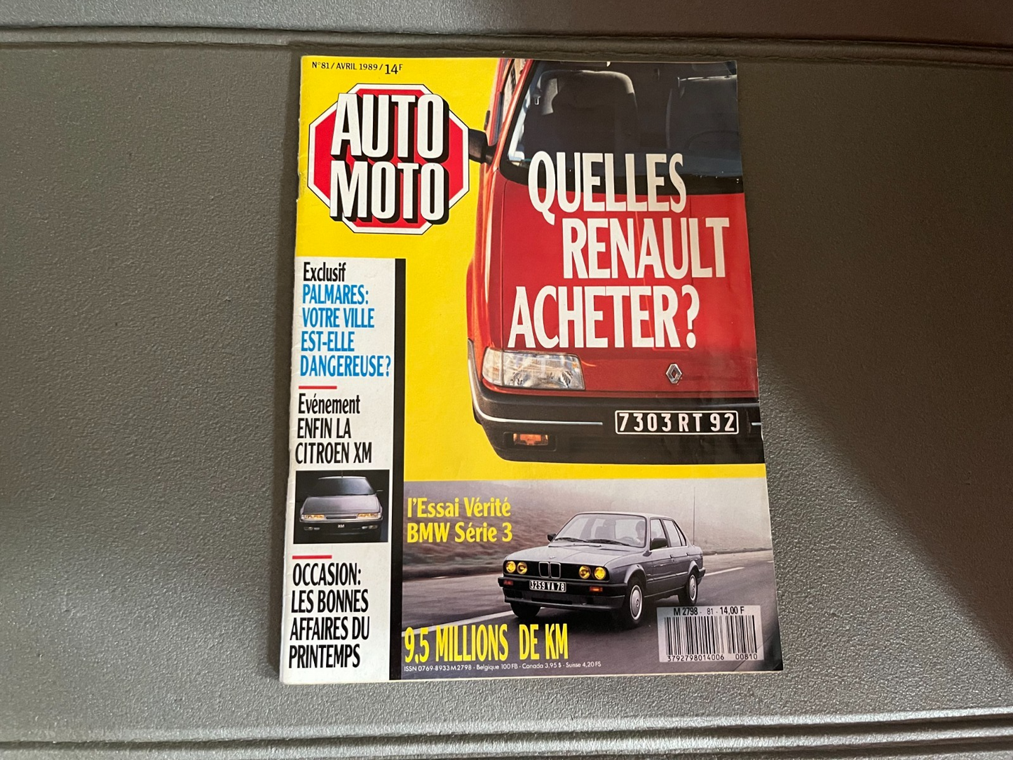 Livre Revue Voiture Automobile AutoMoto N°81